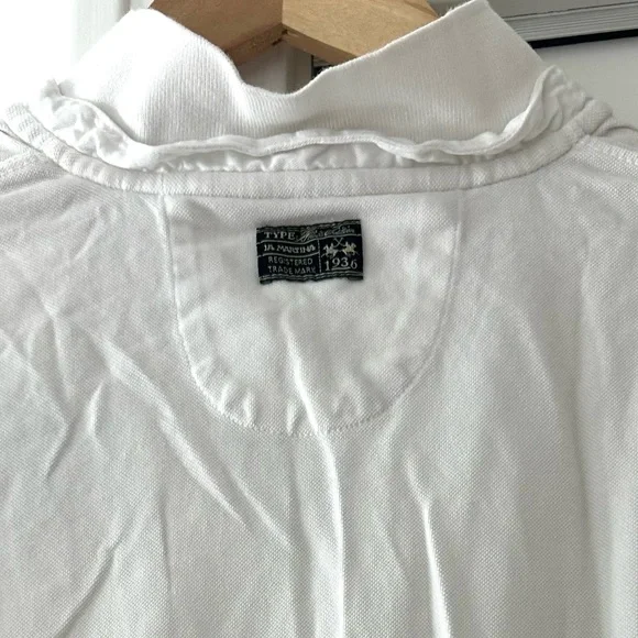 La Martina Women’s Logo White Polo Shirt - Picture 3 of 11